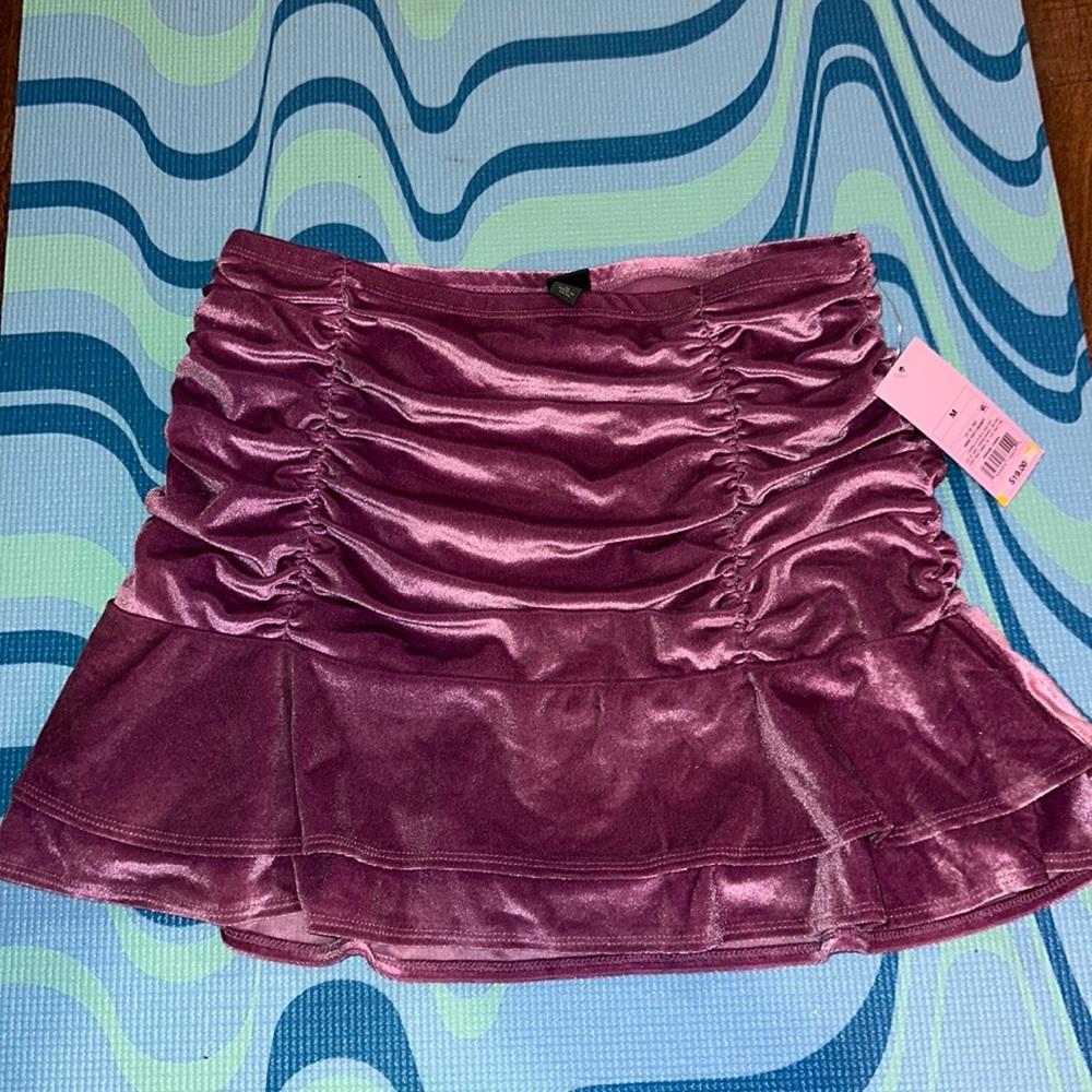 Purple Velvet Skirt